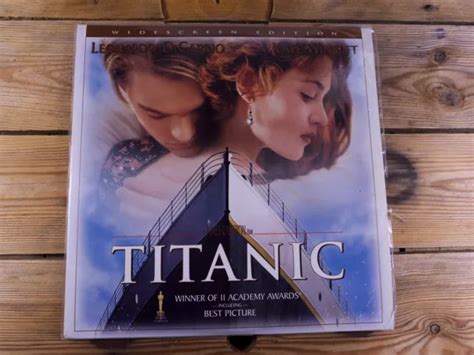 Titanic Laserdisc Ld Ntsc Leonardo Di Caprio Kate Winslet James Cameron