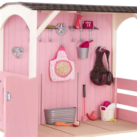 Our Generation Saddle Up Stables Horse Barn For 18 Inch Dolls
