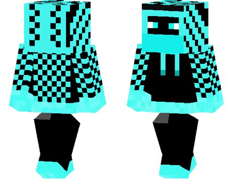 Neon Blue Boy Minecraft Pe Skins
