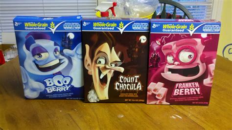 The Smidview Review Monster Cereals Count Chocula Franken Berry And Boo Berry