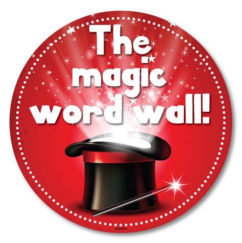 Magic Word Wall Sign