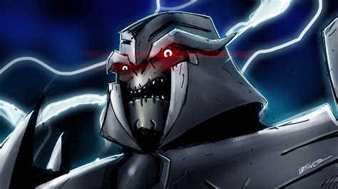 Transformers Prime Megatron Sketch By Marcelomatere On