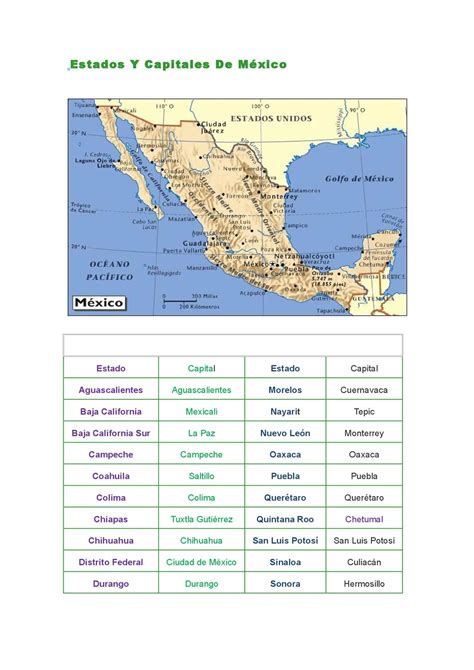 Calaméo - Estados+y+capitales+de+mexico