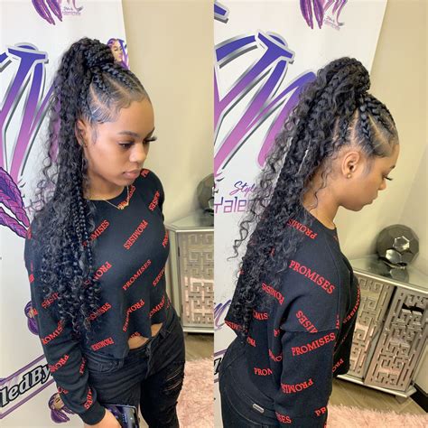 Albums 93 Background Images 4 Big Braids In A Ponytail Updated