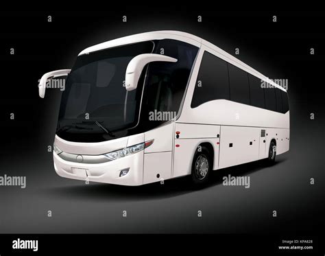 Moderno Diseño De Bus Para Viajes Y Tour Con Aislados Antecedentes