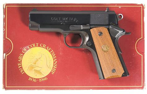 Colt Mkiv Series 80 Officers Acp Semi Automatic Pistol