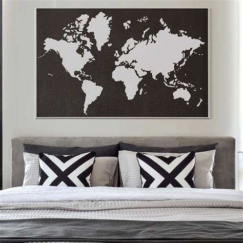 World Map Stencil Reusable Wall Stencil Instead Of Decals