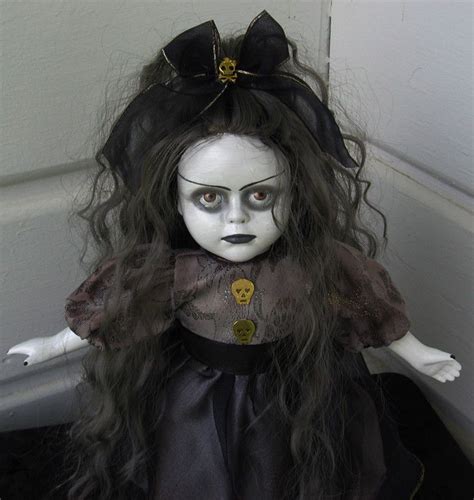 Ooak Reborn Horror Gothic Scary Porcelain Art Doll Creepy Little Girl