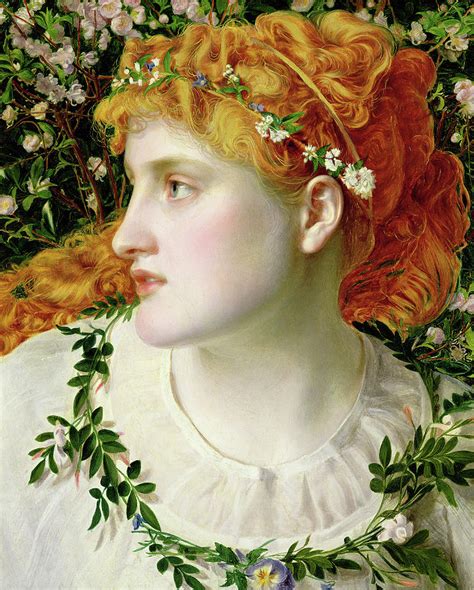 Perdita Painting By Frederick Sandys Fine Art America