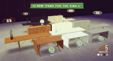 Awesims Danish Dining Conversion Set Sims 4 Dining Room