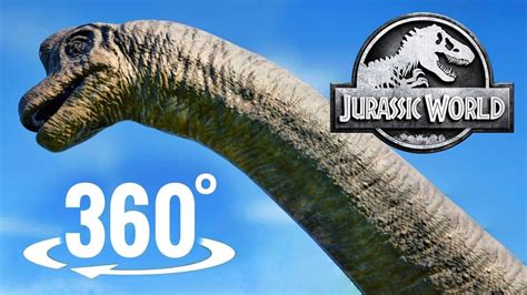 🦕 360° Video Jurassic Park Vr Long Neck Largest Dinosaur Brachiosaurus