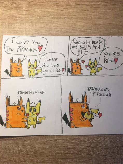 Ling Ling X Pikachu Vore Comic Part 1 By Xxmemesarecool On Deviantart