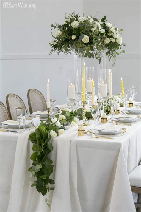 Enjoy the versatility of the modrest ghent modern green velvet & gold ottoman. Vintage Green and Gold Wedding Ideas | ElegantWedding.ca ...