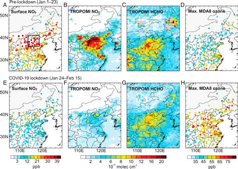 Figure 1 From Ozone Pollution In The North China Plain Spreading Into