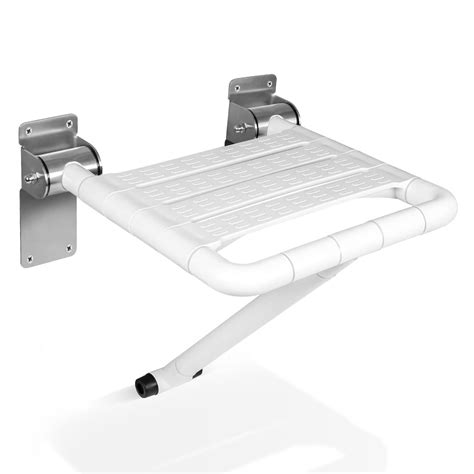 Buy Jellyrattbit Folding Shower Chair Wall Ed Folding Shower Seat Fold Up Shower Chair For