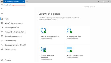 Everything You Can Do In Windows Defender Security Center On Windows 10