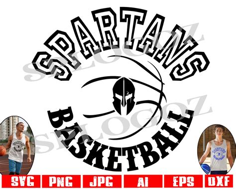 Spartans Basketball Svg Spartan Basketball Svg Spartans Svg Etsy