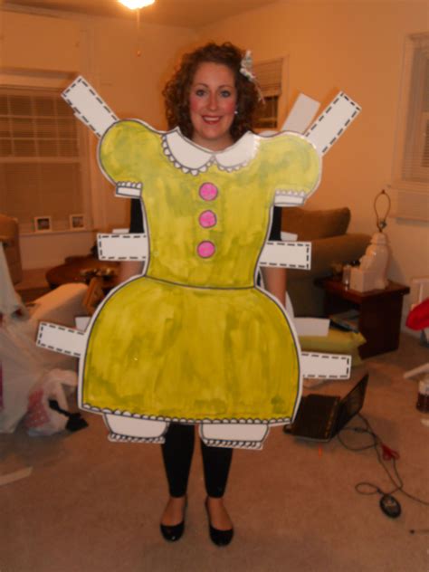 homemade paper doll costume i ve seen a lot of different styles of these on pinterest they are