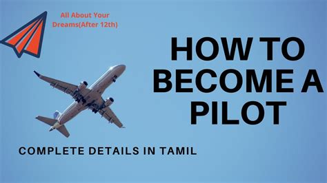 You have two or one and half years of study. How To Become a Pilot| Tamil | Commercial Pilot in India ...