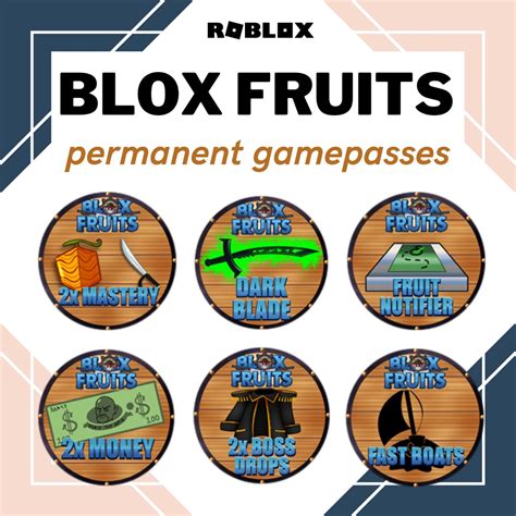 Blox Fruits Gamepass Roblox Blox Fruits Permanent Gamepass Blox Fruit