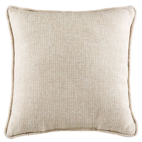 Belmont Metal Square Pillow Textured Cream Thomasville At Home