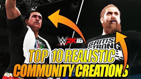 Wwe 2k18 codex community creations unbanned trick. TOP 10 MOST REALISTIC CREATED WRESTLERS IN WWE 2K18 - COMMUNITY CREATIONS #2 - YouTube