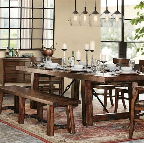Rustic Kitchen And Dining Room Table 12 Rustic Dining