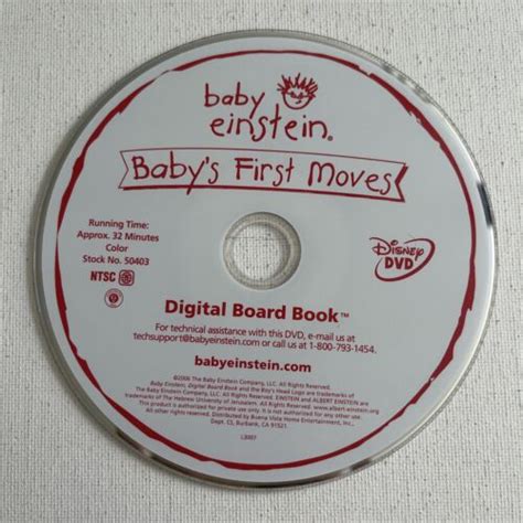 Disneys Baby Einstein Babys First Moves Dvd 2007 Dvd