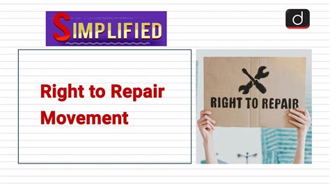 Right To Repair Movement Simplified Youtube