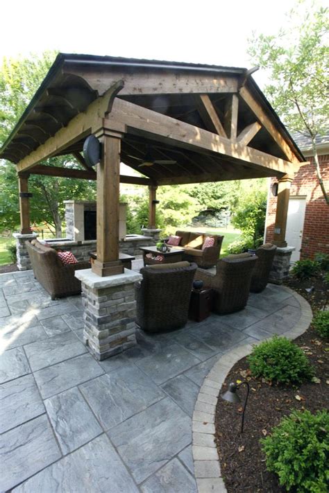 Patio Backyard Stucco Fire Pit Best Outdoor Design Chimney Fireplace Wood Propane