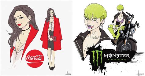 What is the most popular soft drink in the us? Illustrator Reimages Soft Drink Brands Into Characters - 9GAG