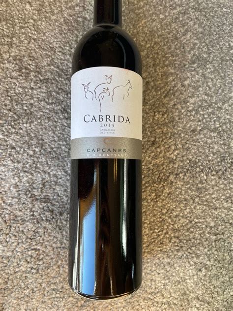 2015 Celler De Capçanes Montsant Cabrida Spain Catalunya Tarragona