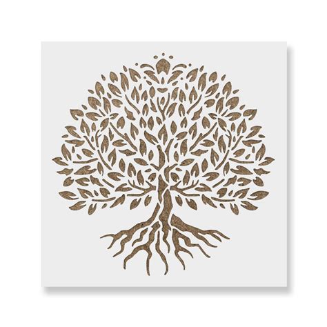 Buy Yggdrasil Tree Of Life Stencil Reusable Stencils For Painting