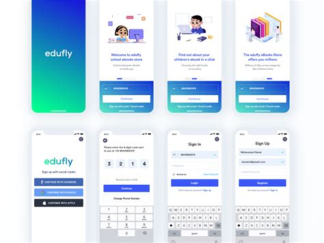 Edufly Ebook Store Free Ui Kit 2020 By Firos Nv On Dribbble