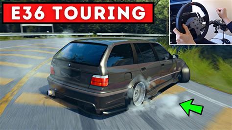 Bmw E Touring Drifting Downhill Assetto Corsa Gameplay Steering My