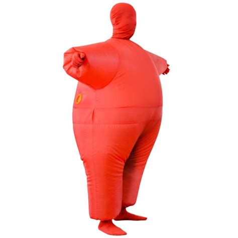 Red Full Body Suit Inflatable Halloween Christmas Costume For Adult
