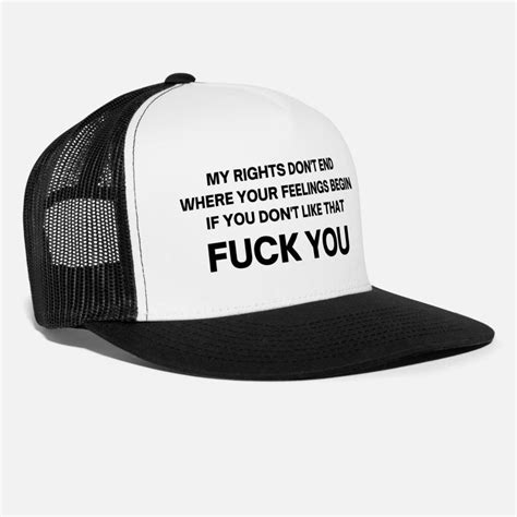 fuck you caps and hats unique designs spreadshirt