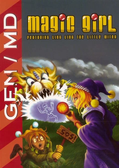 Xiao Monv Magic Girl 小魔女 Magic Girl Para Mega Drive 1993