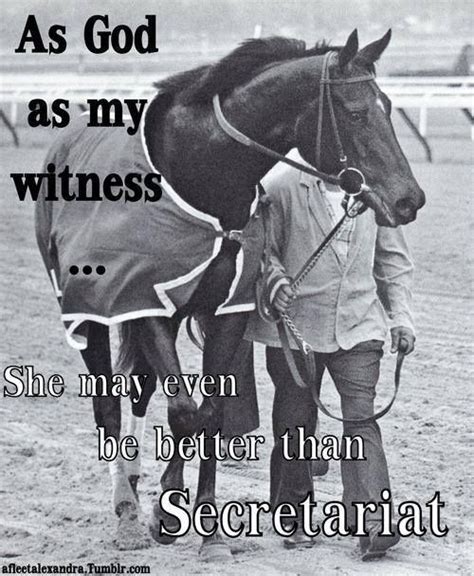 Secretariat horses, beautiful horses, thoroughbred horse. Rest In Peace Ruffian, Queen of Horse Racing. The quote in this picture was by Lucian Lauren ...