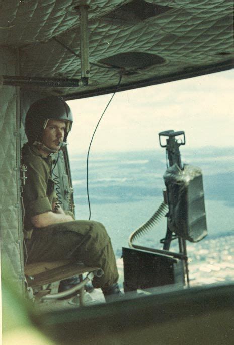 Huey Helicopter Door Gunner American War American Soldiers American