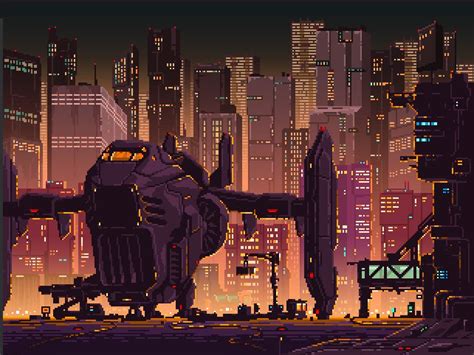 Pixel Art Wallpaper Sci Fi Jutawan Wallpaper