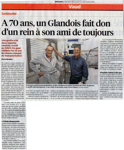 Article De Presse De 24 Heures Du 22 03 2014 Club Des Cent Cols
