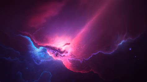 Download 2560x1440 Colorful Nebula Galaxy Artwork Digital Art Stars
