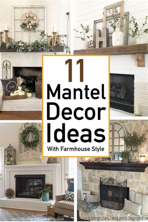 20 Country Decorating Ideas For Fireplace Mantels