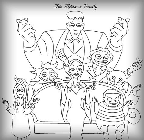 The addams family was created by charles addams and includes the fictional characters of gomez and morticia addams, their children wednesday and pugsley, family members uncle fester and grandmama, butler lurch, and pugsley's pet octopus aristotle. Sehen Sie sich die Malvorlagen der Adams-Familie an, die ...