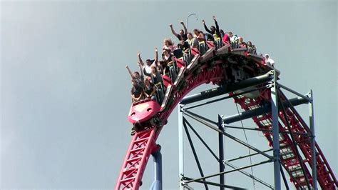Superman Ride Of Steel Off Ride Hd Six Flags America Youtube
