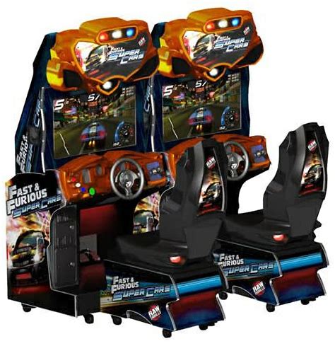 Raw Thrills Fast And Furious Super Cars Twin Arcade Machine