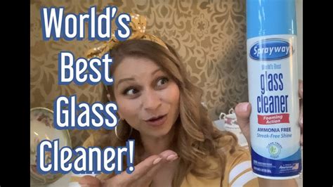 is this really the world s best glass cleaner sprayway glass cleaner product review youtube
