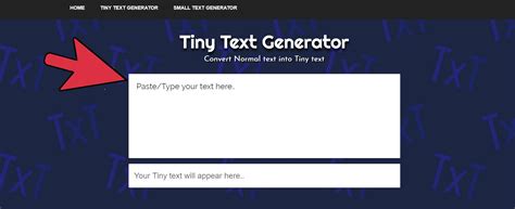 Tiny Text Generator Text Generator Text Small Letters