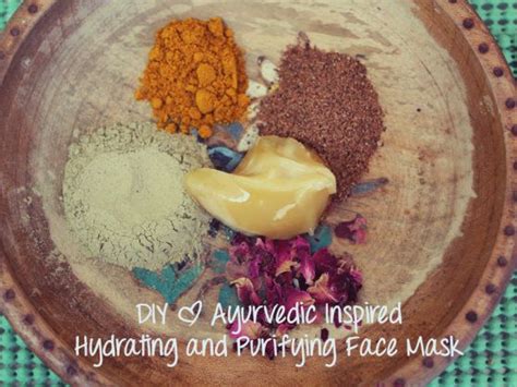 Diy Ayurvedic Inspired Hydrating And Purifying Face Mask Purifying